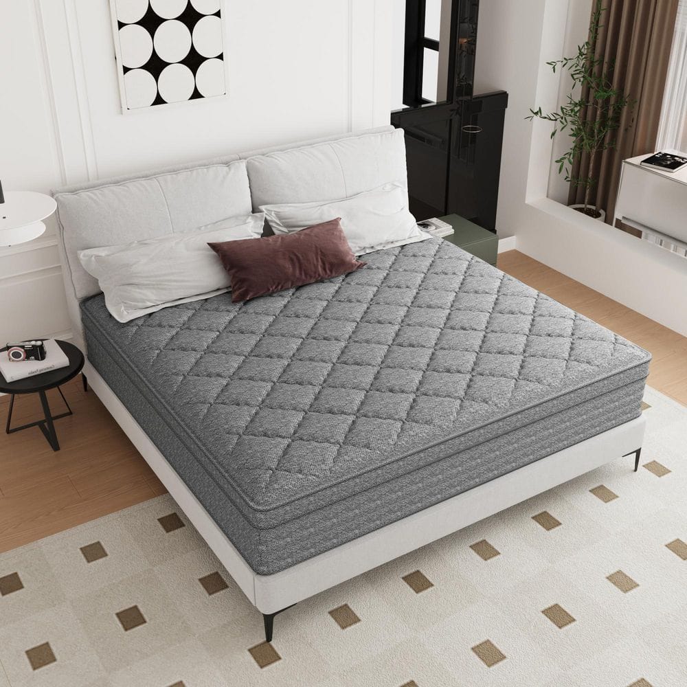 Queen Medium Hybrid 14 in. Bed in a Box Mattress HD-Aria-504HQ