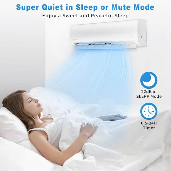 JINJUNYE 18000 BTU Mini Split Air Conditioner Ductless