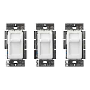Skylark Contour LED+ Dimmer Switch for LED Bulbs, 150-Watt/Single-Pole or 3-Way, White (CTCL-3PK-WH) (3-Pack)