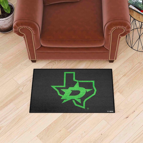 Dallas Stars Black 19 in. x 30 in. Starter Mat Accent Rug