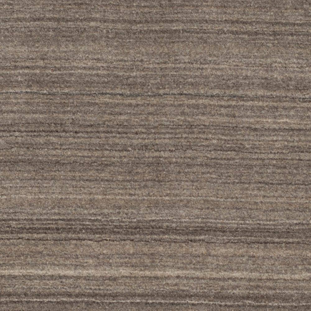 Pewter Hand-Knotted Wool Rectangular Area Rug 6' x 9'