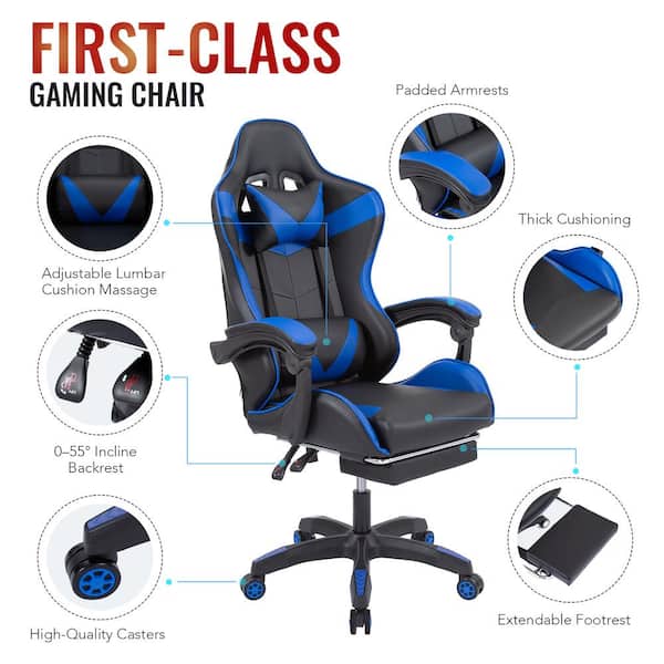 Blue Whale Gaming Chair Wheels 