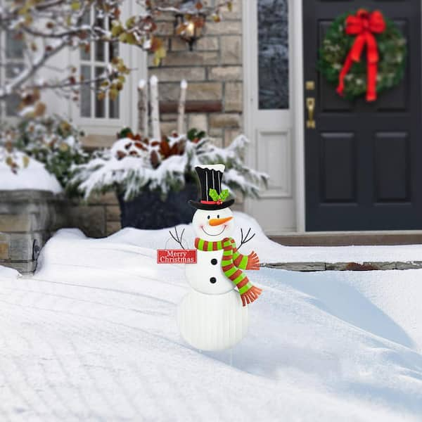 Buy: Winter Joy Snowman Doormat Winter Christmas Art