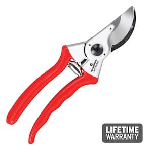 2.75 in. High Carbon Steel Blade with Forged Straight Aluminum Handles Bypass Hand Pruner