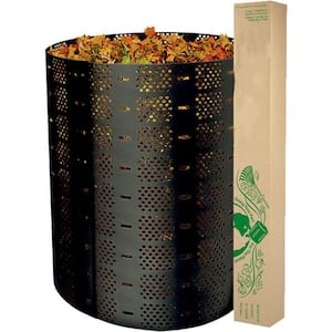 4 cu. ft. Black Outdoor Compost Container-Scalable