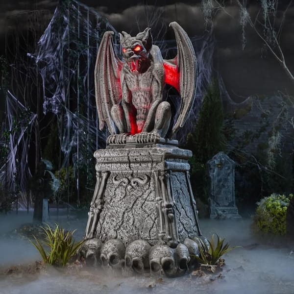 5 ft. Grave & Bones LED Gargoyle