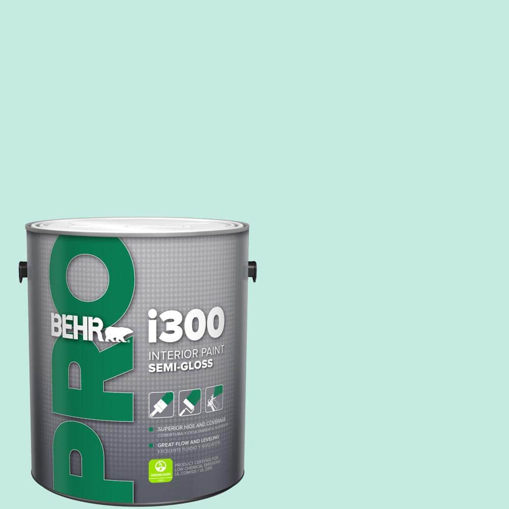 1 gal. #P440-2 Clear Aqua Semi-Gloss Interior Paint price history on PriceWatchPro