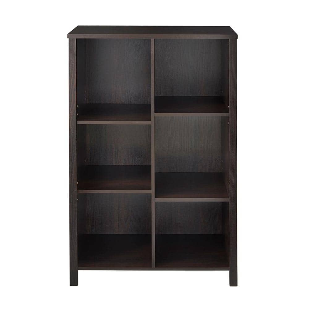 Details about   26 x 39 6-Tier Cube Storage Organizer Full Back Panel Mahogany Finish-Wood Look 
