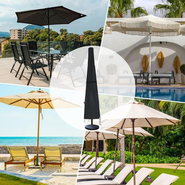 11x11 patio umbrella with netting Patio Umbrella Mosquito Screen Netting fit 9ft to 11ft Market or Hangi –  Covered Living