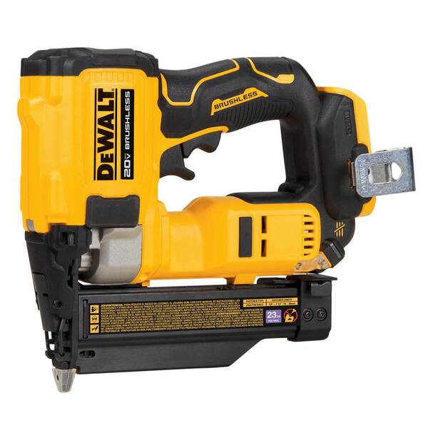 DEWALT 20V MAX Lithium Ion Cordless 23 Gauge Pin Nailer and 20V 18 Gauge Narrow Crown Stapler with 4.0Ah Compact Battery Pack DCN623B681B240