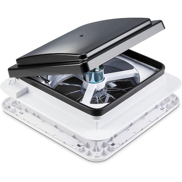 HIKE CREW 11 in. Manual RV Roof Vent Fan with Reversible Airflow Button