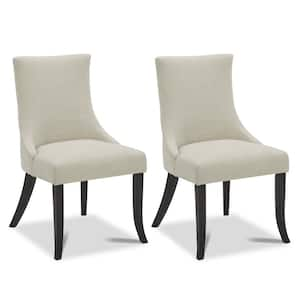 Thea Linen Fabric Dining Chair (Set of 2)