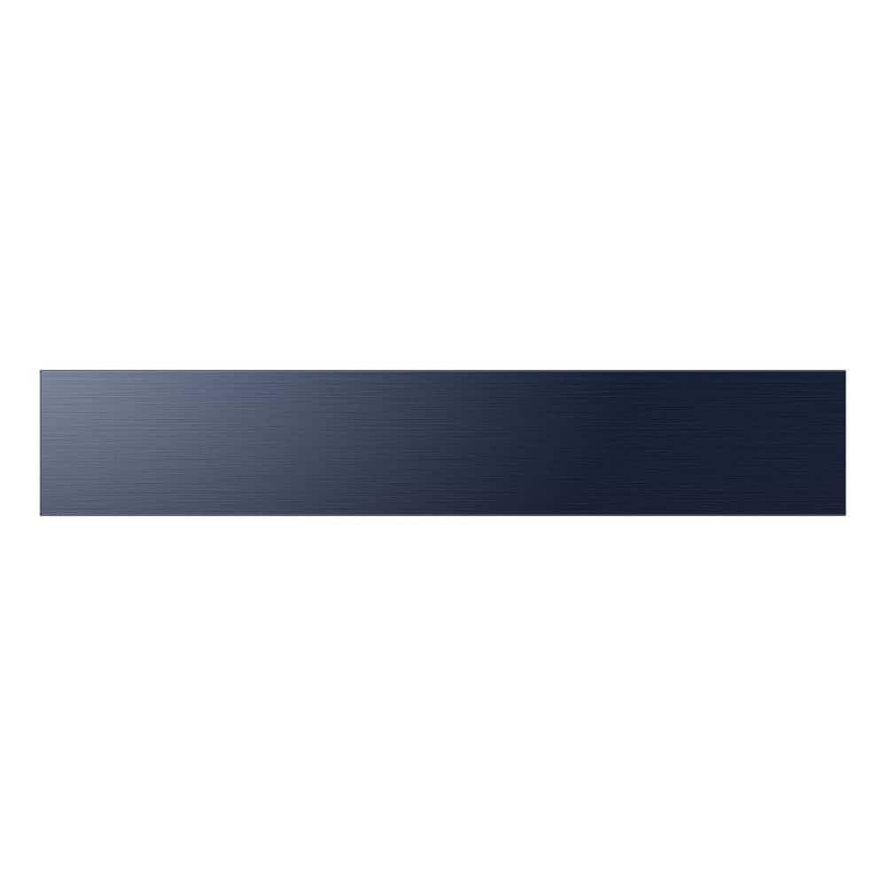 Bespoke Middle Panel in Navy Steel for 4-Door French Door Refrigerator