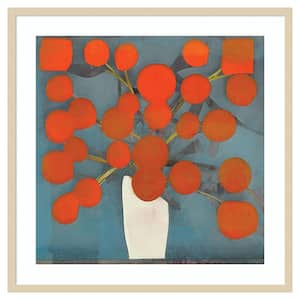 Amanti Art Abstract Orange Flowers by Elena Ray 25 in. W x 25 in