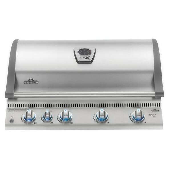 NAPOLEON Built-in LEX 605 with Infrared Bottom and Rear Burners Propane Gas Grill in Stainless Steel