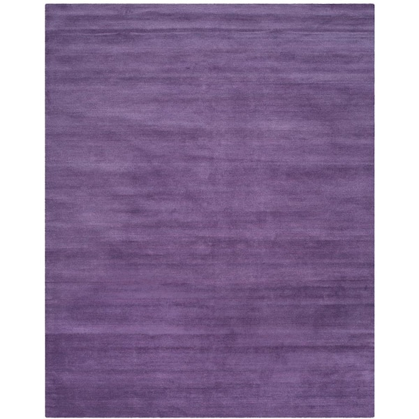 Himalaya Purple 8 ft. x 10 ft. Solid Area Rug