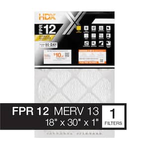 18 in. x 30 in. x 1 in. Elite Allergen Pleated Air Filter FPR 12, MERV 13