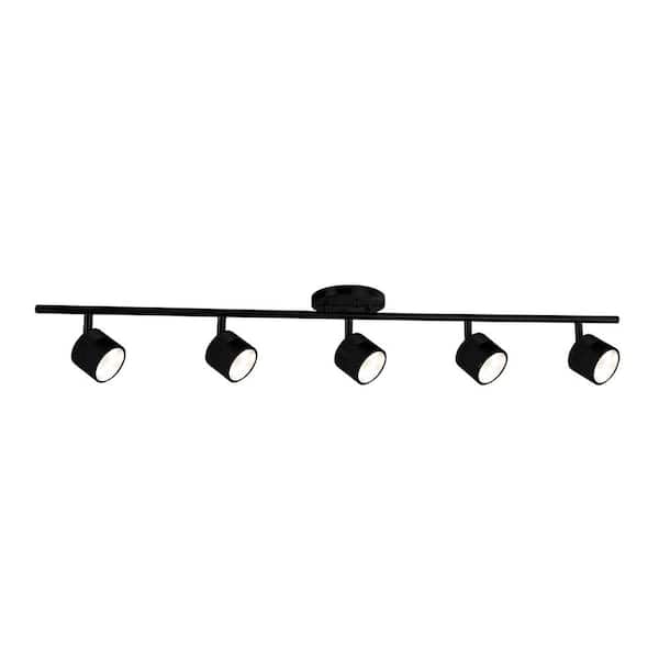 KUZCO Lyra 36 in. 1 Light 27-Watt Black Integrated LED Track Light