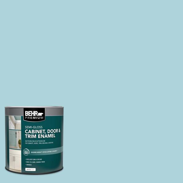 BEHR PREMIUM 1 qt. #MQ4-55 Balboa Semi-Gloss Enamel Interior/Exterior Cabinet, Door & Trim Paint