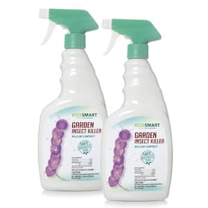 24 oz. Natural Garden Insect Killer with Plant-Based Rosemary Oil and Peppermint Oil, Ready-to-Use Spray Bottle (2-Pack)