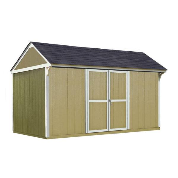 Handy Home Products Lexington 12 ft. x 8 ft. Wood Storage Shed
