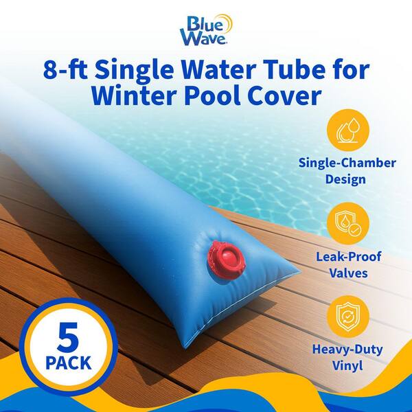 Buffalo Blizzard 22 Gauge 1x10 Water Tubes For Swimming Pool Winter Covers – 18 Pack