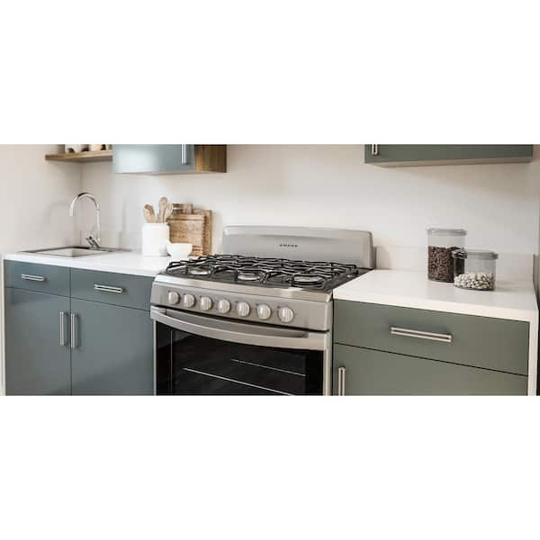 amana stainless steel gas stove