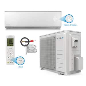 Brisa 9,000 BTU 3/4 Ton Wi-Fi Inverter Driven Ductless Mini Split Air Conditioner with Heat Pump 208/230-Volt