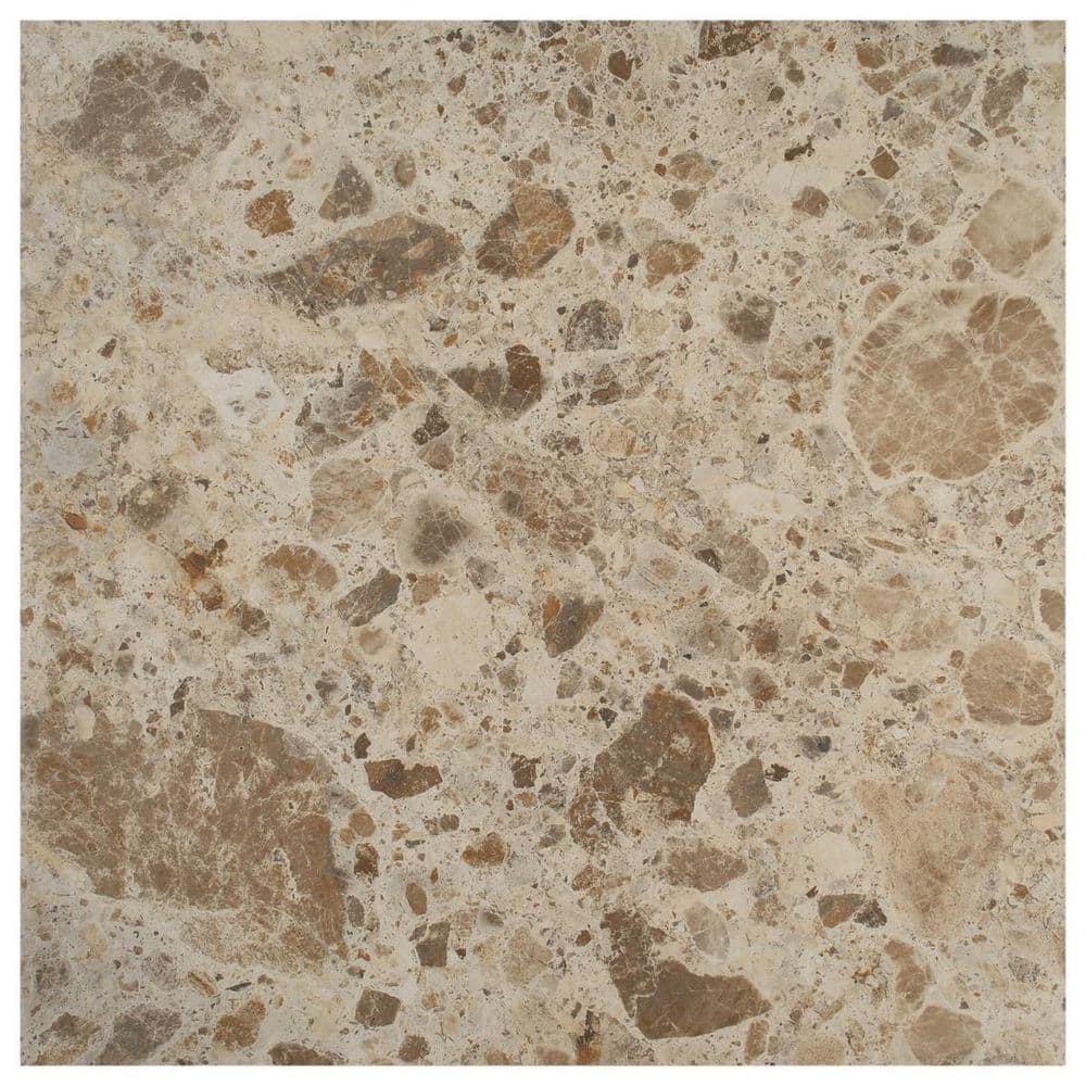 Luxe Terrazzo Desert 8 in. x 0.35 in. Terrazzo Look Matte Porcelain Floor and Wall Tile Sample price history on PriceWatchPro