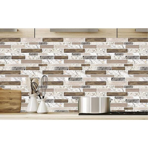2-3pack 3D Marble Tile Backsplash Wallpaper 12X12in for Kitchen Counter Top  DIY