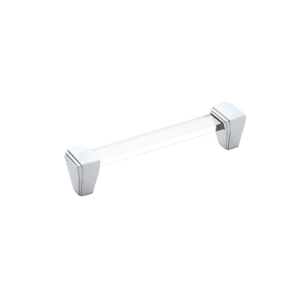 Belleclaire Collection Pull 5-1/16 Inch (128mm) Center to Center Crysacrylic with Polished Nickel Finish price history on PriceWatchPro