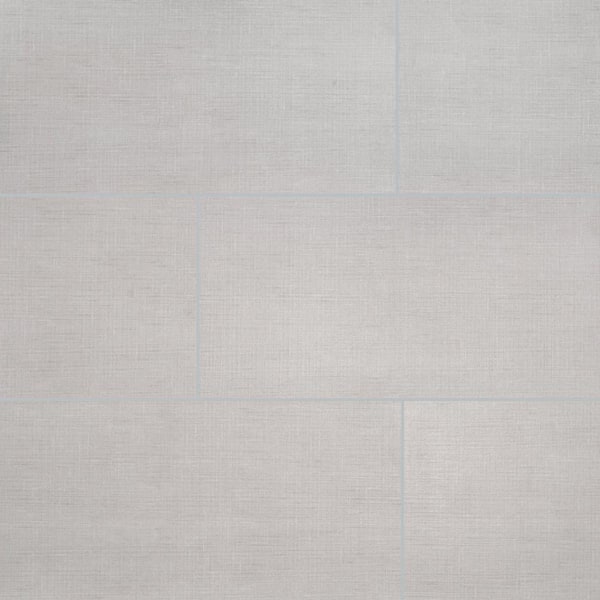 MSI Fabrico Blanco 12 in. x 24 in. Matte Ceramic Floor and Wall Tile (16 sq. ft./Case)