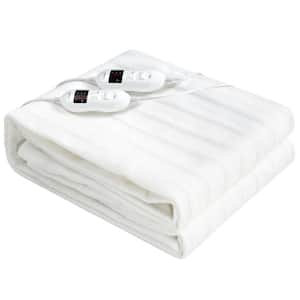60''x80'' Electric Blanket Heated Mattress Pad Queen Size w/Overheat Protection