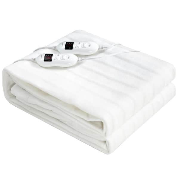 Gymax 60''x80'' Electric Blanket Heated Mattress Pad Queen Size w