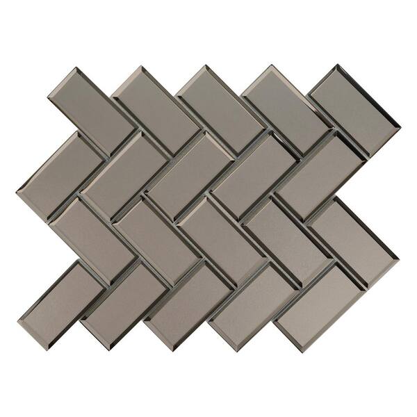MSI Champagne Bevel Herringbone 11 in. x 13 in x 0.31 in