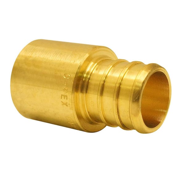 Apollo 3/4 in. Brass PEX-B Barb x Male Copper Sweat Adapter
