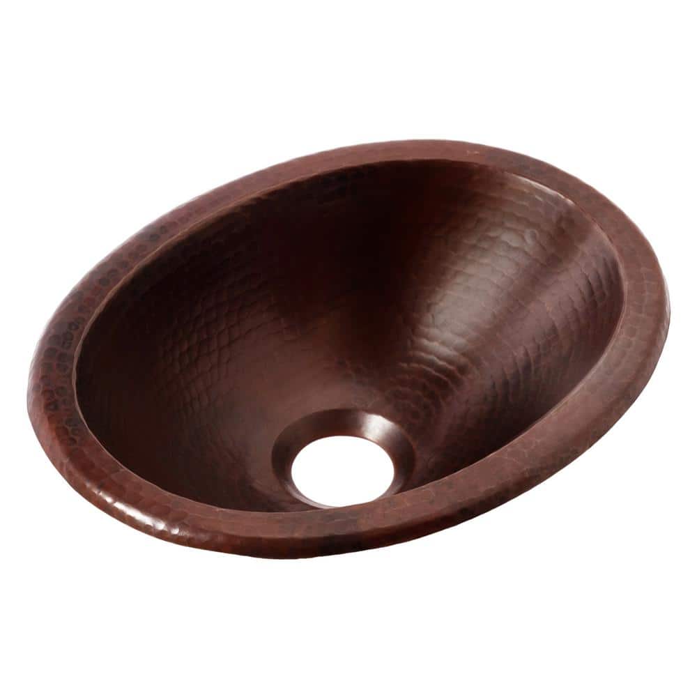 Schrodinger 12" Handcrafted Copper Bathroom Sink