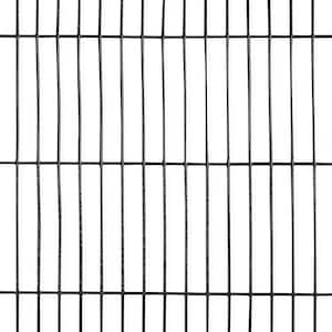 4 ft. x 50 ft. 16-Gauge Black PVC Coated Welded Wire Fence with Mesh Size 1/2 in. x 3 in.