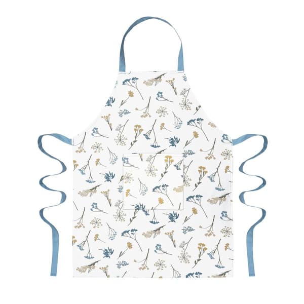 Lenox Wildflower All-Over Apron, Blue - One Size