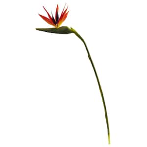 Indoor 38 in. Large Bird of Paradise Artificial Flower (Set of 4)