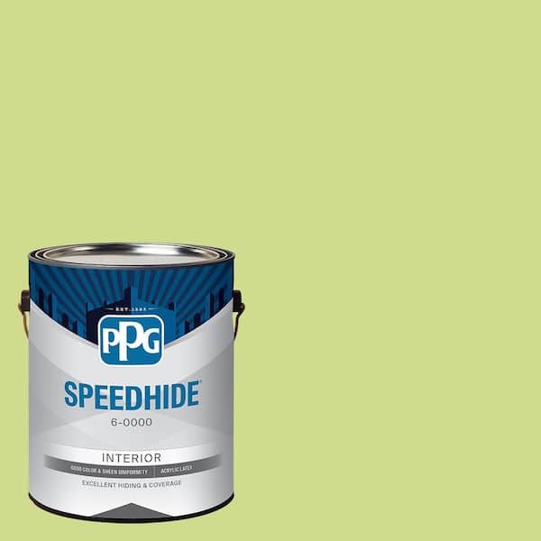 SPEEDHIDE 1 gal. PPG1217-5 Lime Splash Ultra Flat Interior Paint