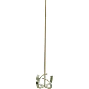 32 in. Pro Mixing Paddle with 7 in. Head in Gold