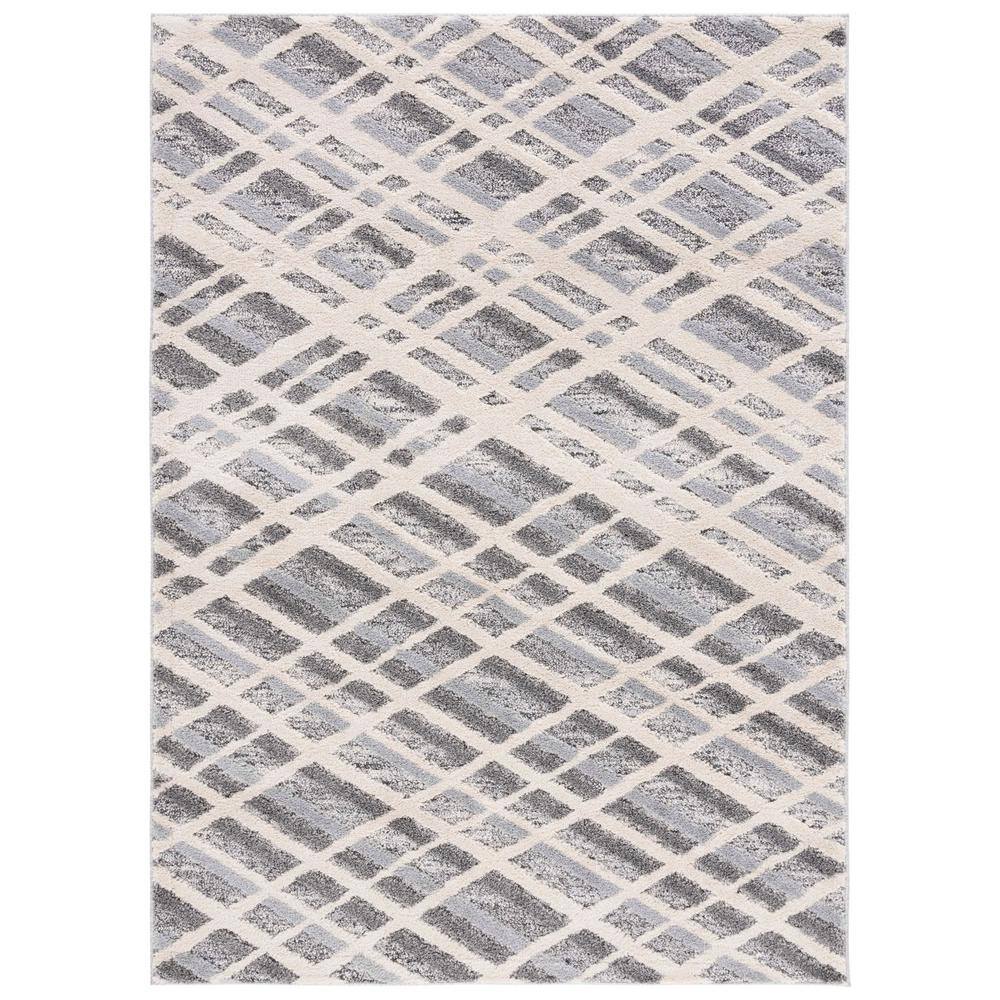 Martha Stewart Ivory Gray/Dark Gray 9 ft. x 12 ft. Overlapping Trellis Area Rug price history on PriceWatchPro