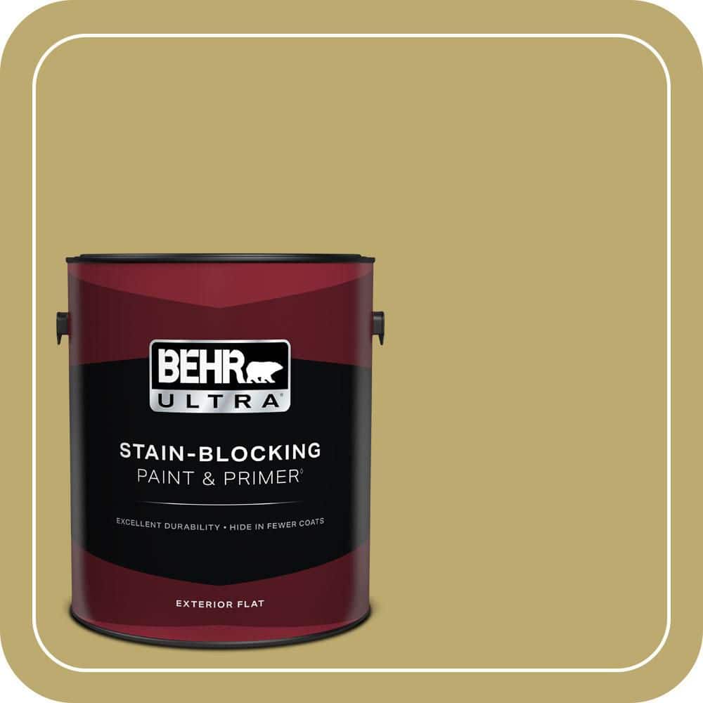 1 gal. #370F-5 Coriander Seed Flat Exterior Paint & Primer product image for price tracking