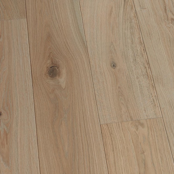 Malibu Wide Plank Crown French Oak 1/2 in. T x 7.5 in. W T&G Wire Brushed Engineered Hardwood Flooring (23.3 sq. ft./case) CXS