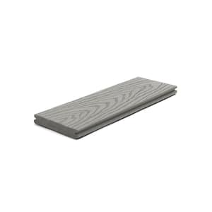 Select 1 in. x 6 in. x 1 ft. Pebble Grey Composite Deck Board Sample