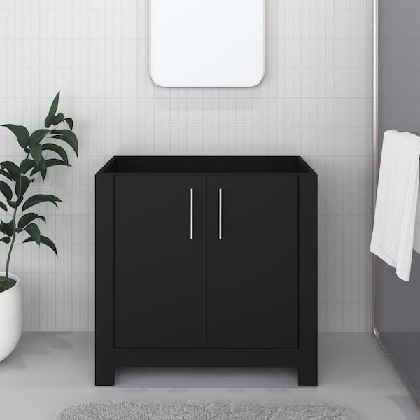 Austin 36 in. W x 20 in. D 35 in. H Bath Vanity Cabinet without Top in Black