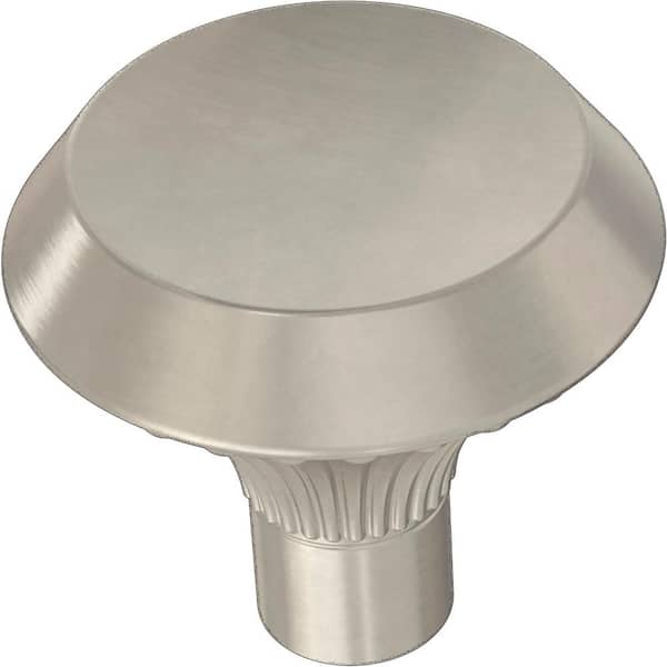Liberty Classic Flare 1-1/4 in. (32 mm) Satin Nickel Round Cabinet Knob