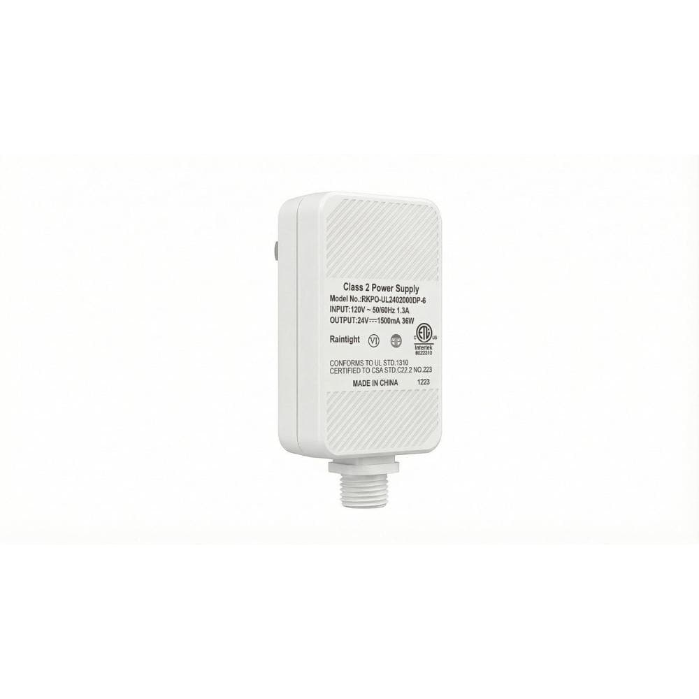 24V 1.5A 38W Power Supply Adapter for RGB IC Permanent Outdoor Lights, HCP045 Replacement Plug, White price history on PriceWatchPro