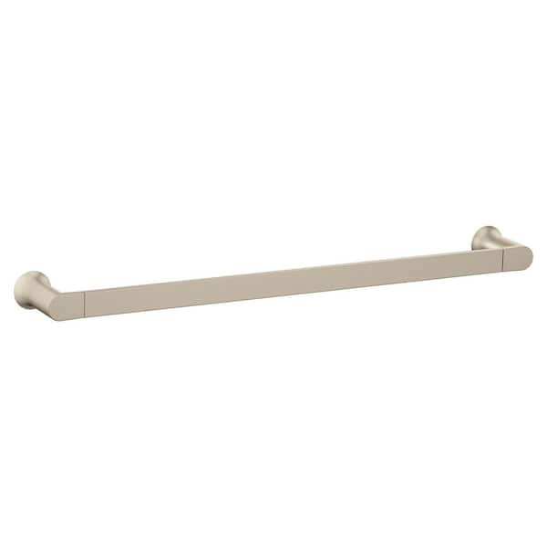 Genta LX 24 in. Towel Bar in Brushed Nickel